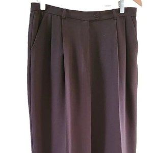 EVAN PICONE PLEATED FRONT LINED CAREER DRESS PANTS SIZE 12